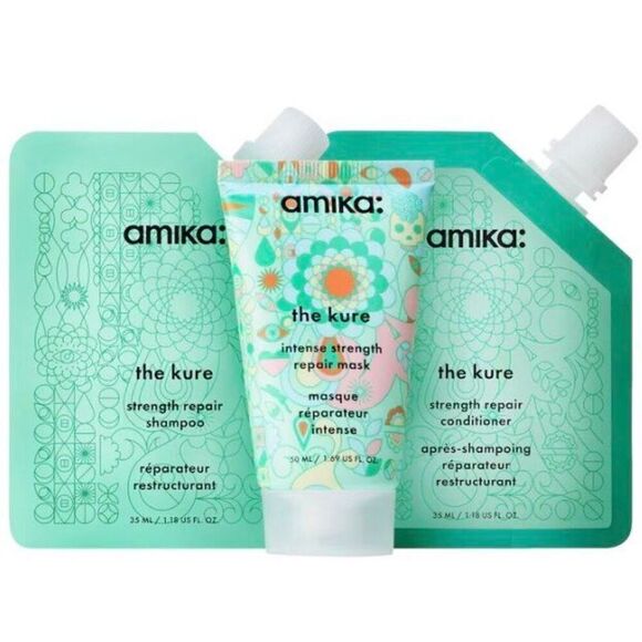 AMIKA - NWT - The Kure Strength Repair Trial Set. Shampoo, Conditioner & Mask - Picture 8 of 12